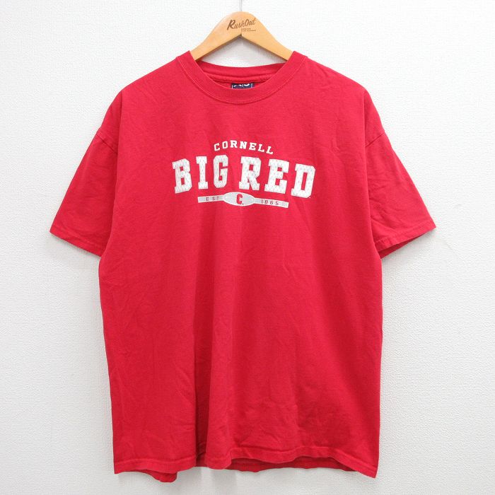 00s 半袖Tシャツ BIGRED レッド XL | 古着
