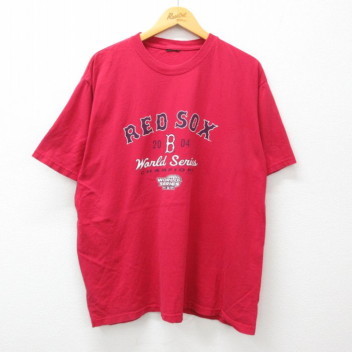 00s 半袖Tシャツ ボストンレッドソックス レッド XL | 古着