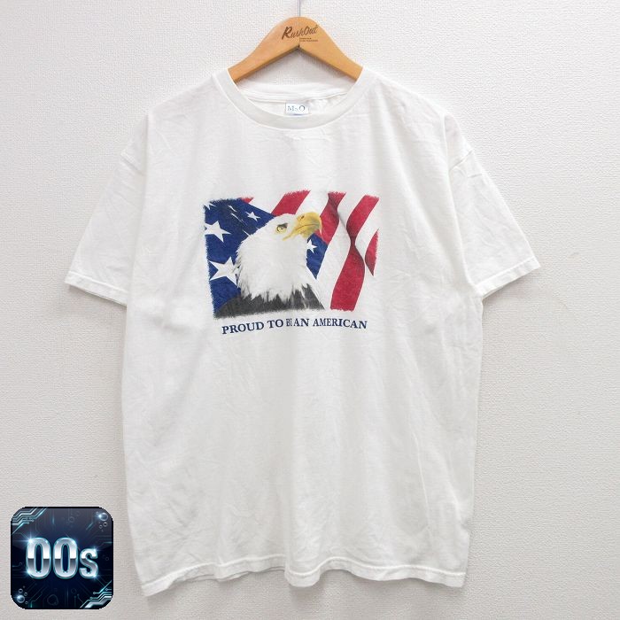 00s 半袖Tシャツ ワシ ホワイト XL | 古着