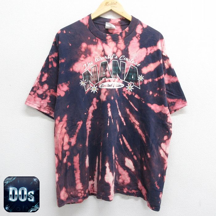 ジャージーズ 00s 半袖Tシャツ NANA ネイビー XL | 古着