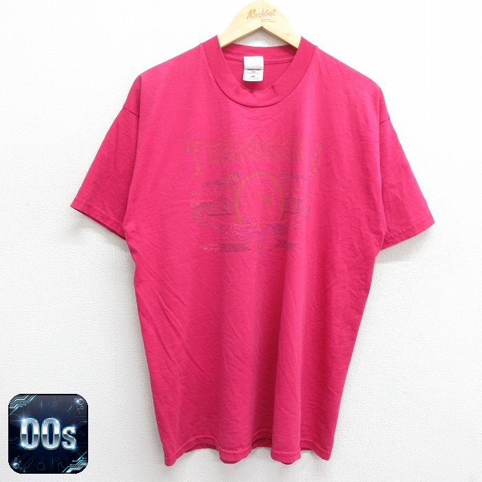 フルーツオブザルーム 00s 半袖Tシャツ テネシー ピンク XL | 古着