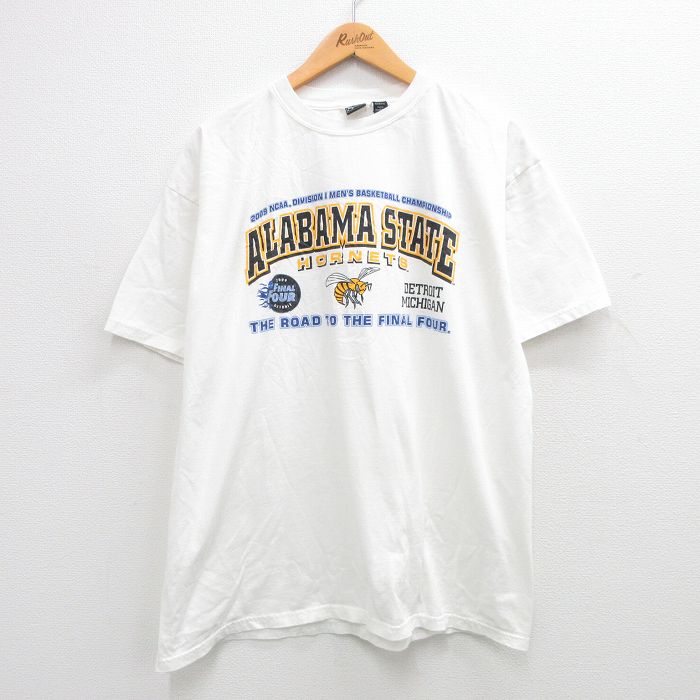 00s 半袖Tシャツ NCAA ホワイト XL | 古着