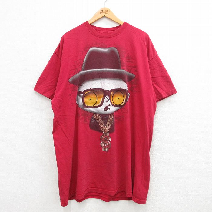 00s 半袖Tシャツ ファミリーガイ バーガンディ XL | 古着