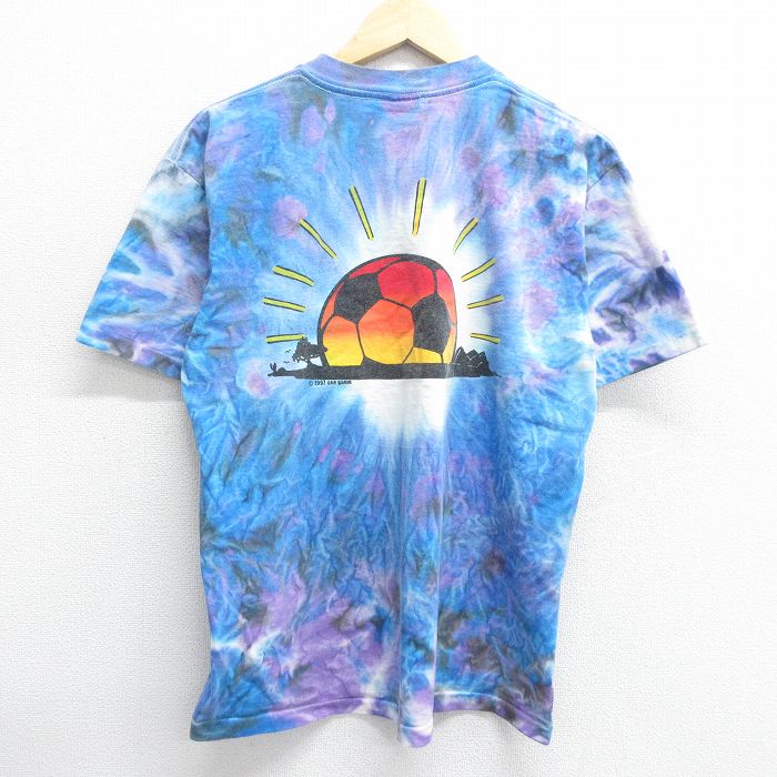 All Sports 90s 半袖Tシャツ onegame ブルータイダイ L | 古着