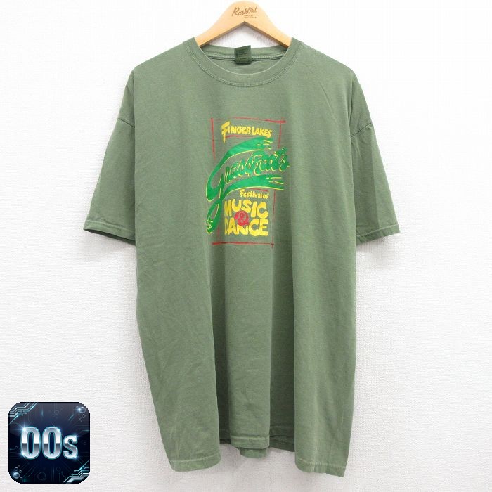 00s 半袖Tシャツ grass ROOTS グリーン XL | 古着