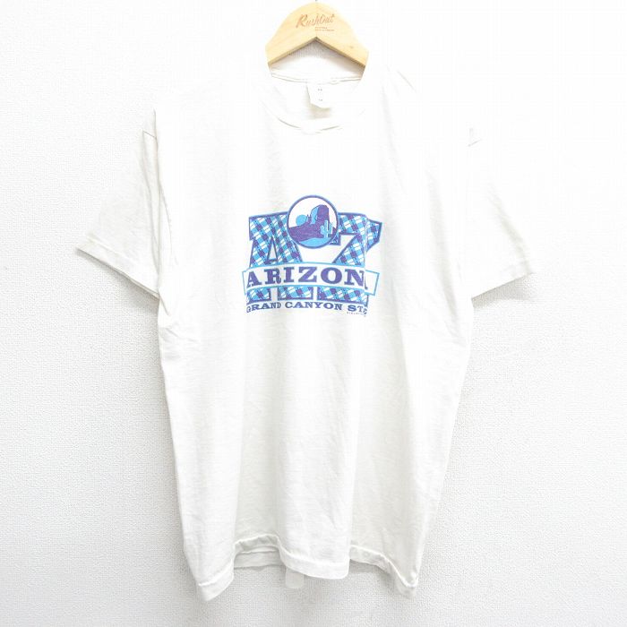 【50%OFF】アリゾナ 90s 半袖Tシャツ グランドキャニオン ホワイト L | 古着
