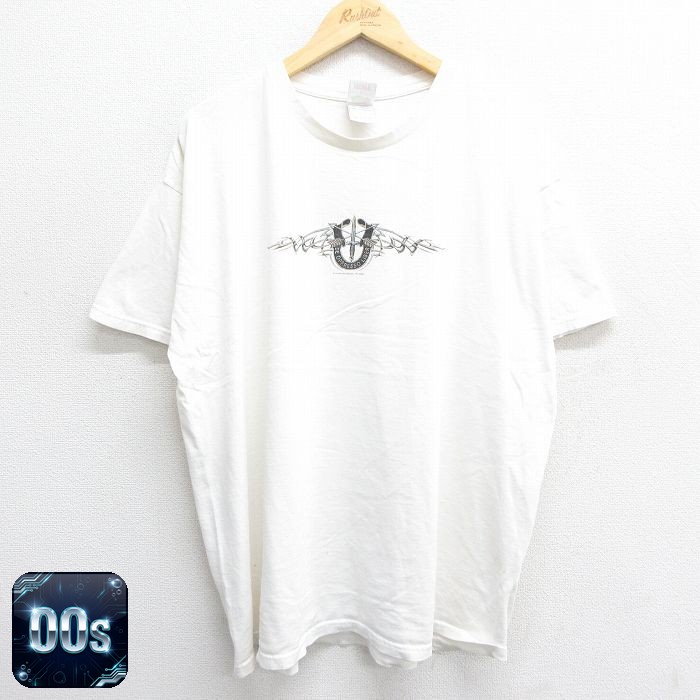 フルーツオブザルーム 00s 半袖Tシャツ USアーミー ホワイト XL | 古着