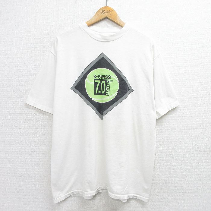 All Sports 90s 半袖Tシャツ テニスボール ホワイト XL | 古着