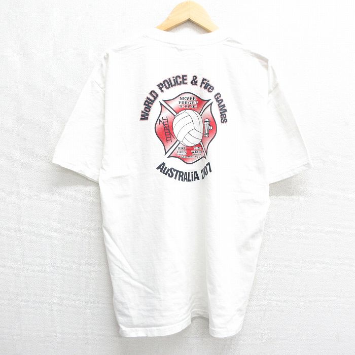 00s 半袖Tシャツ バレーボール ホワイト XL | 古着