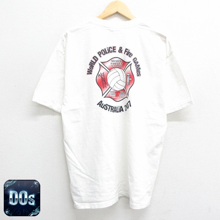 00s 半袖Tシャツ バレーボール ホワイト XL | 古着