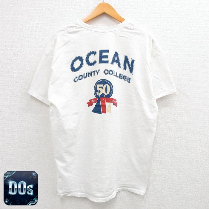 00s 半袖Tシャツ オーシャン大学 ホワイト XL | 古着