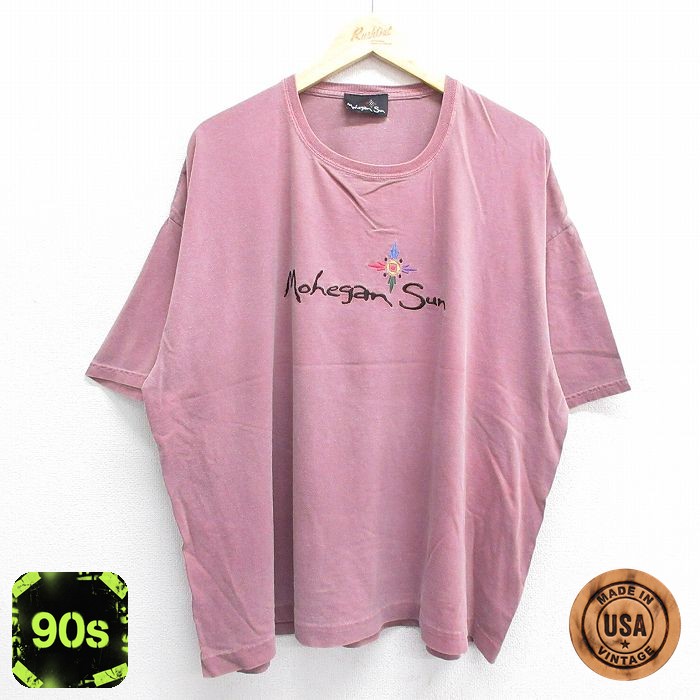 90s 半袖Tシャツ モヒガンサン パープル XL | 古着