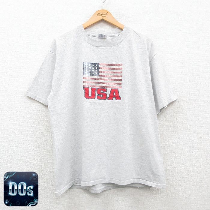 All Sport 00s 半袖Tシャツ USAロゴ グレー XL | 古着