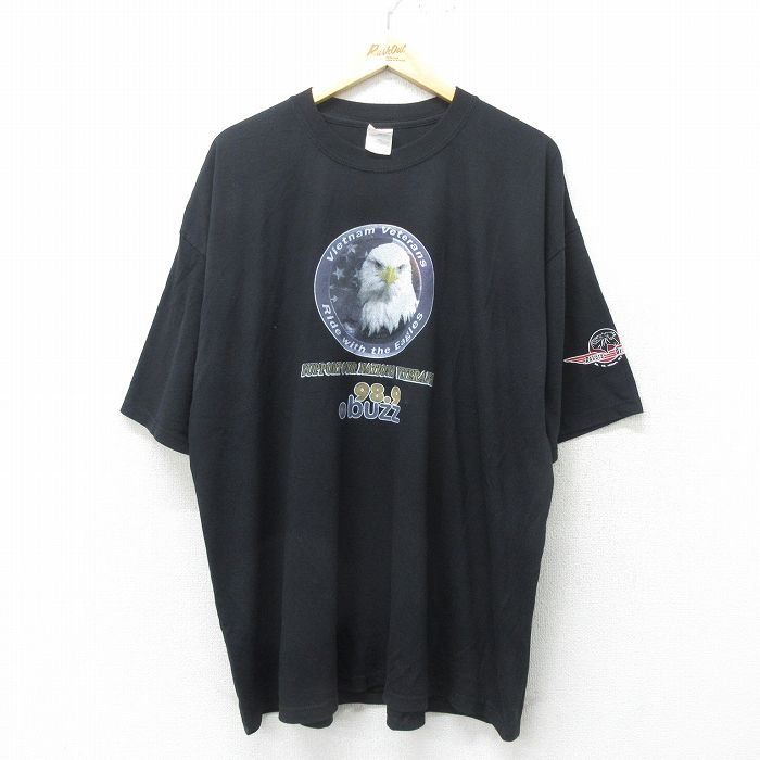 00s 半袖Tシャツ 鳥 ブラック XL | 古着