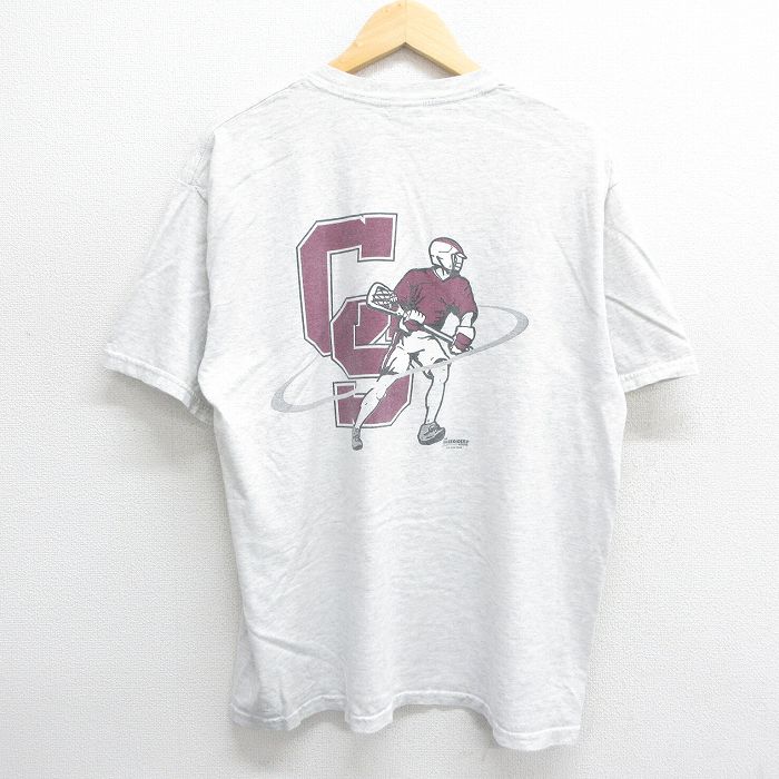 00s 半袖Tシャツ ラクロス グレー L | 古着