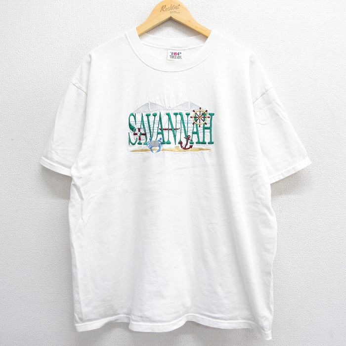 90s 半袖Tシャツ サバンナ ホワイト XL | 古着