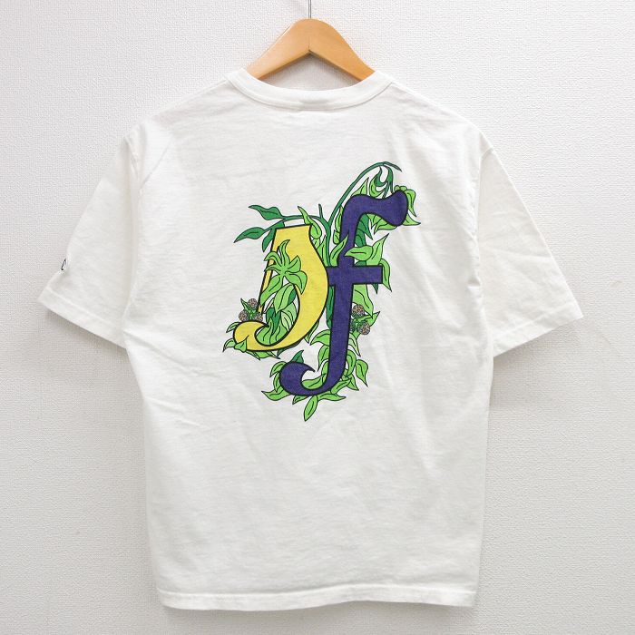 M★古着 チャンピオン champion 半袖 ビンテージ Tシャツ メンズ 00年代 00s sf コットン クルーネック 白 ホワイト 24may29 中古