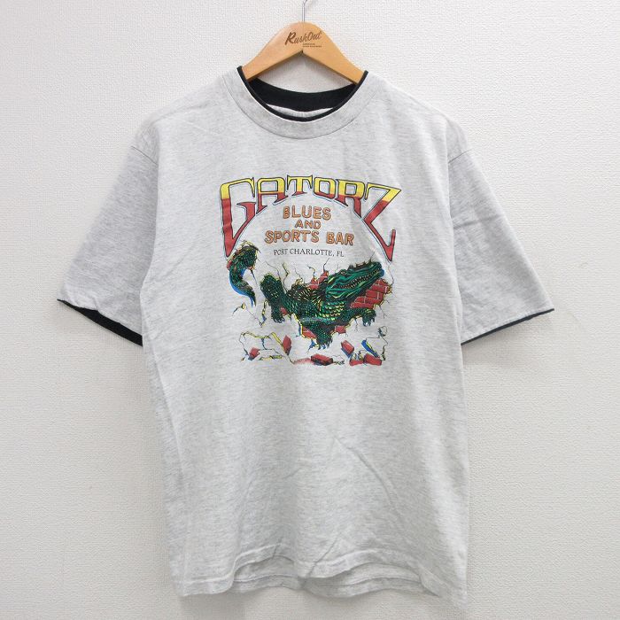 GATORZ 00s 半袖Tシャツ ワニ グレー L | 古着
