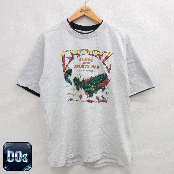 GATORZ 00s 半袖Tシャツ ワニ グレー L | 古着