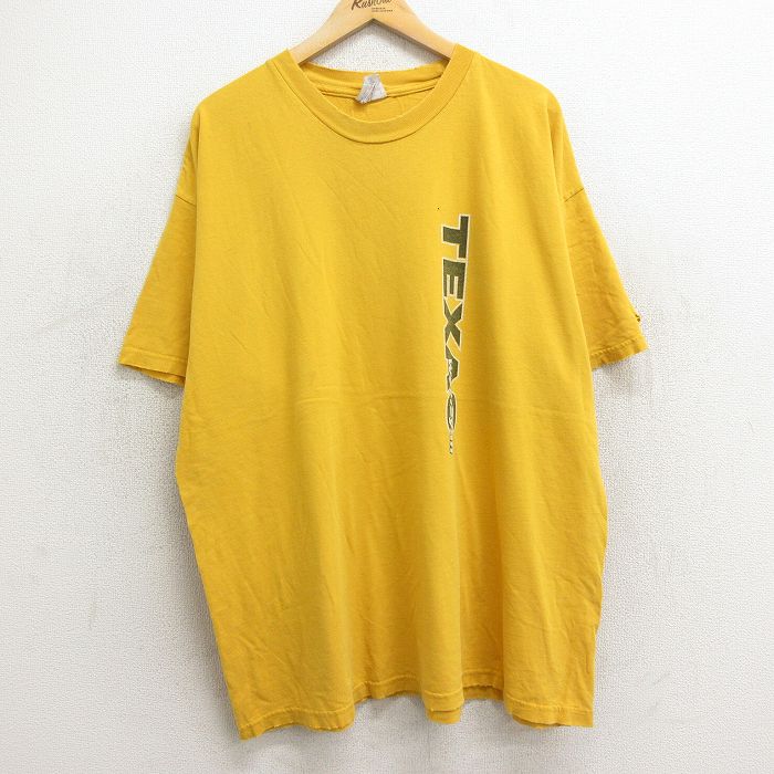 【50%OFF】チャンピオン 00s 半袖Tシャツ テキサス イエロー XL | 古着