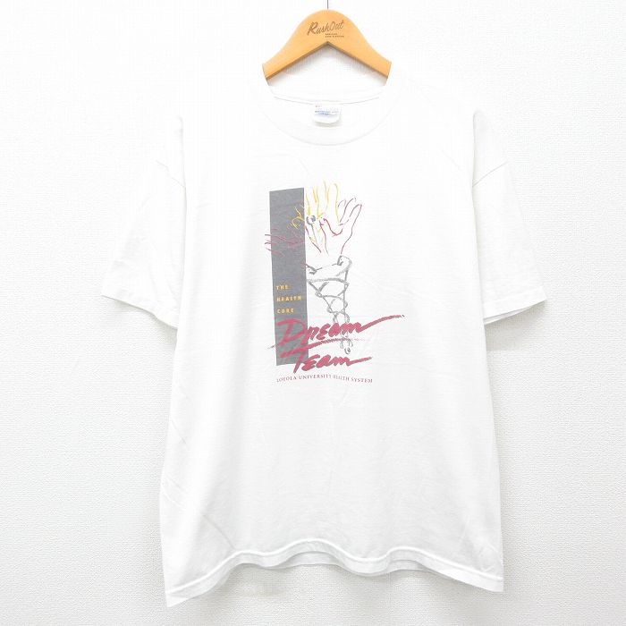 ヘインズ 00s 半袖Tシャツ ロヨラ大学 ホワイト XL | 古着