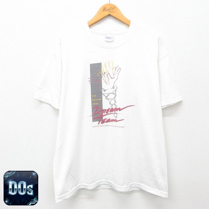 ヘインズ 00s 半袖Tシャツ ロヨラ大学 ホワイト XL | 古着