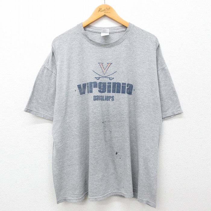 00s 半袖Tシャツ バージニアキャバリアーズ グレー XL | 古着