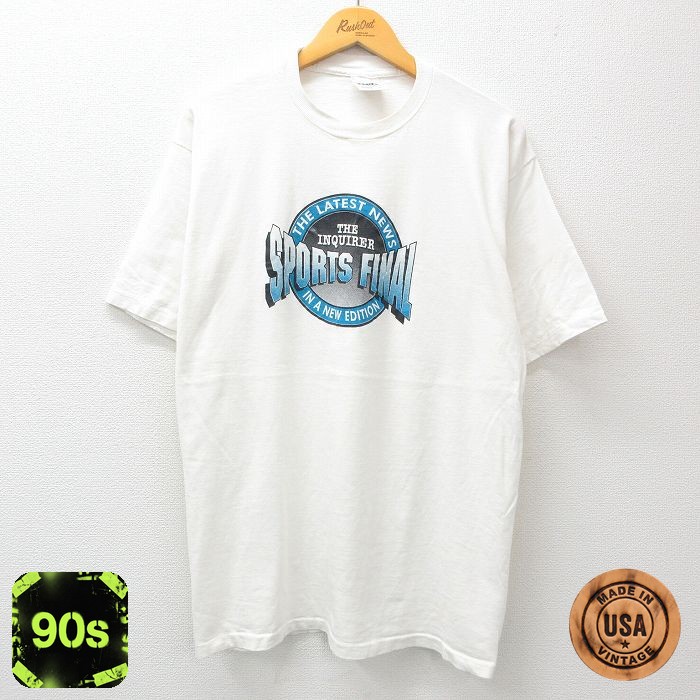 90s 半袖Tシャツ スポーツ ホワイト L | 古着