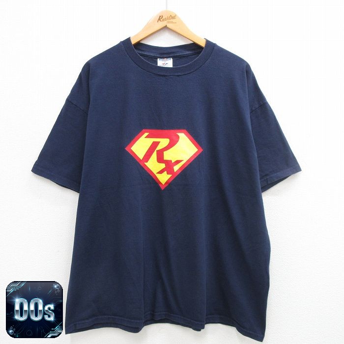 00s 半袖Tシャツ RX デュケイン ネイビー XL | 古着