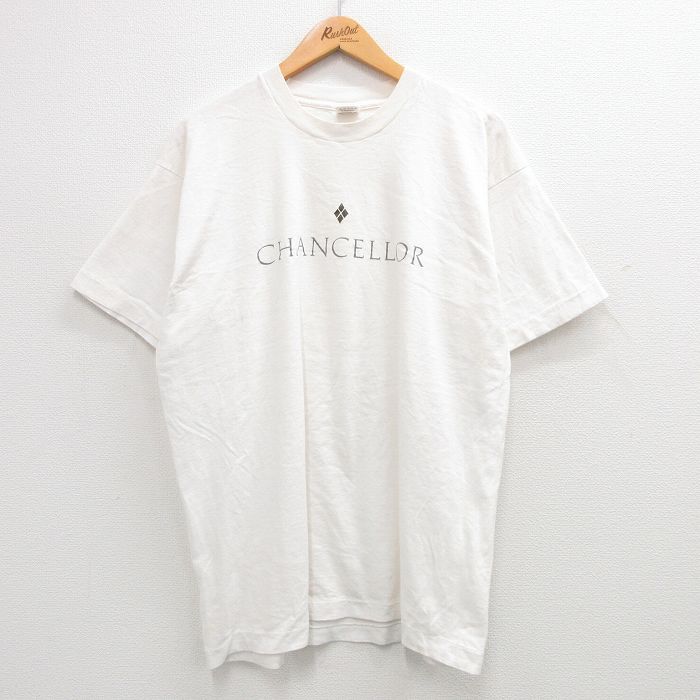 フルーツオブザルーム 90s 半袖Tシャツ CHANCELLOR ホワイト XL | 古着