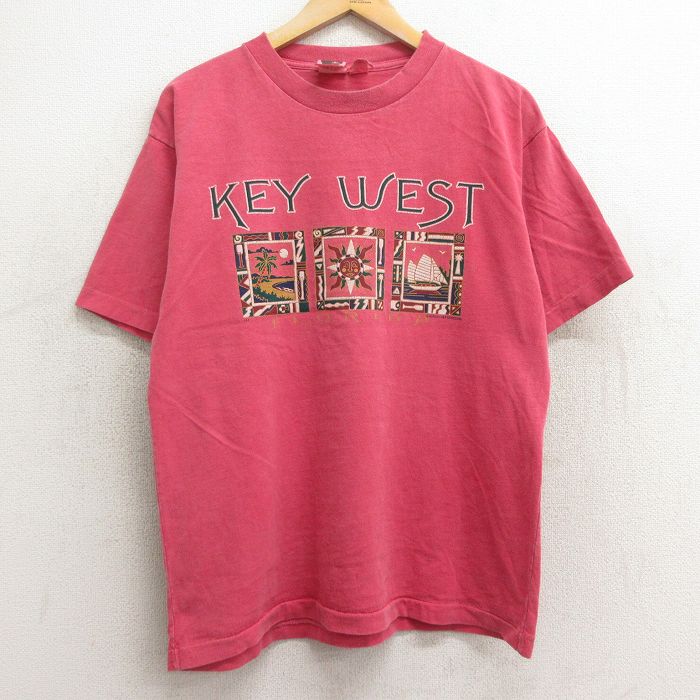 90s 半袖Tシャツ キーウエスト レッド L | 古着