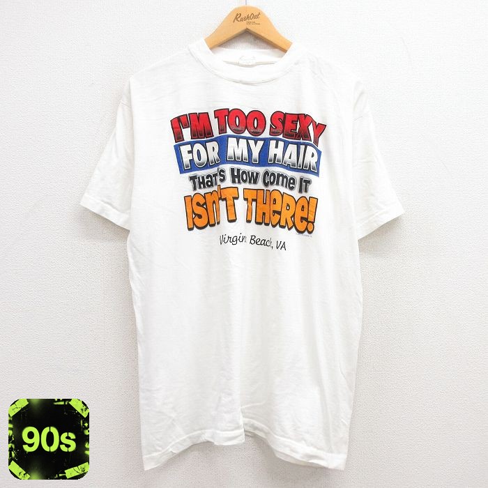 90s 半袖Tシャツ SEXY ホワイト XL | 古着