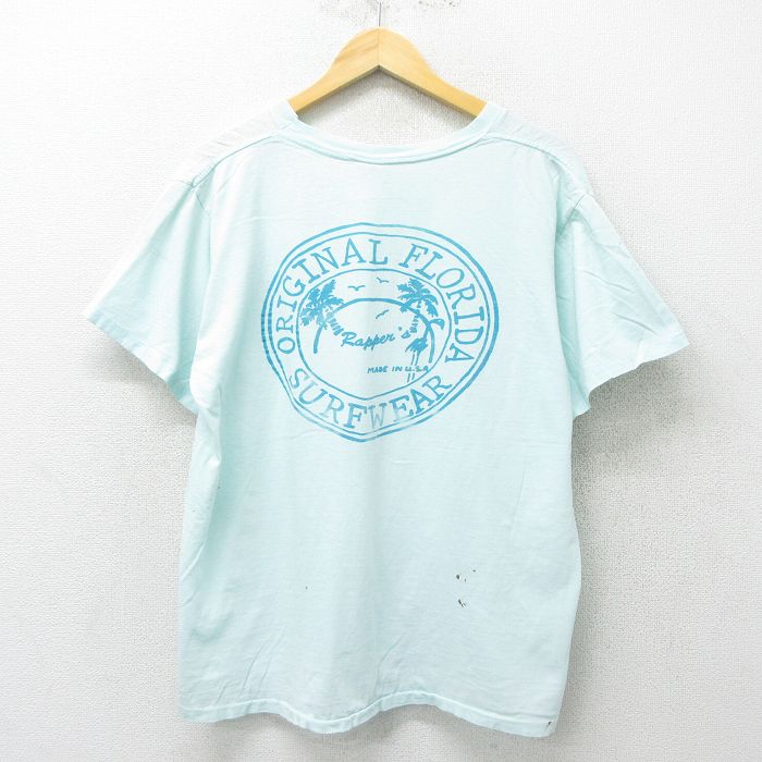 90s 半袖Tシャツ フロリダ ライトブルー XL | 古着