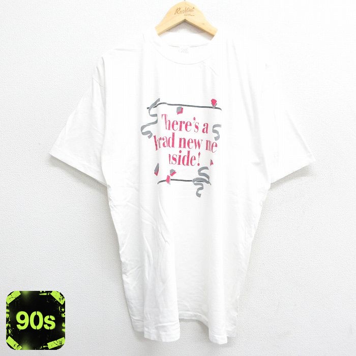 90s 半袖Tシャツ Theres ホワイト XL | 古着
