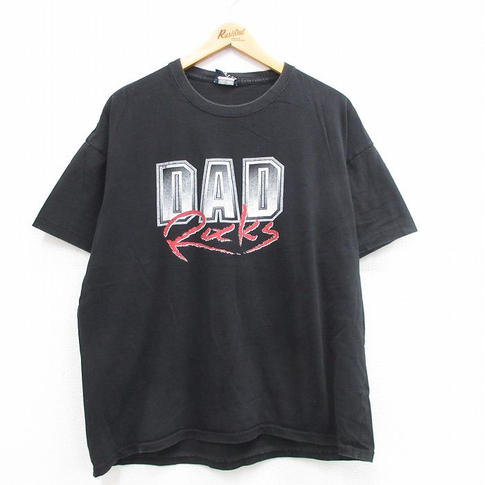 00s 半袖Tシャツ DAD ブラック XL | 古着