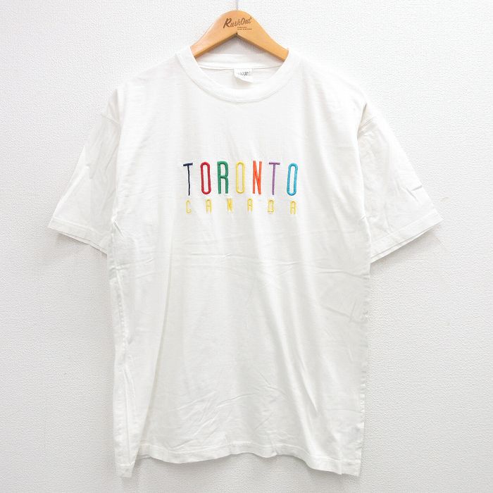 【50%OFF】00s 半袖Tシャツ トロント ホワイト L | 古着