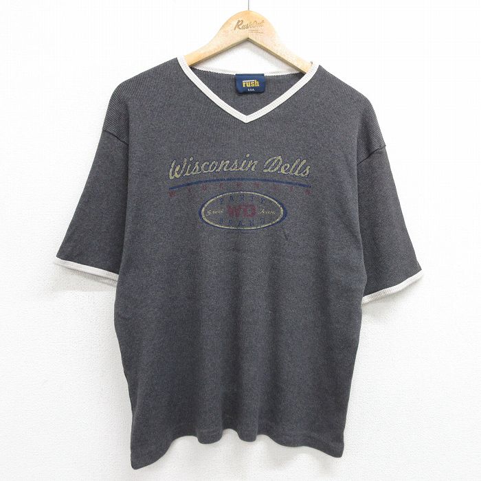 90s 半袖Tシャツ ウィスコンシンデルズ グレー XL | 古着