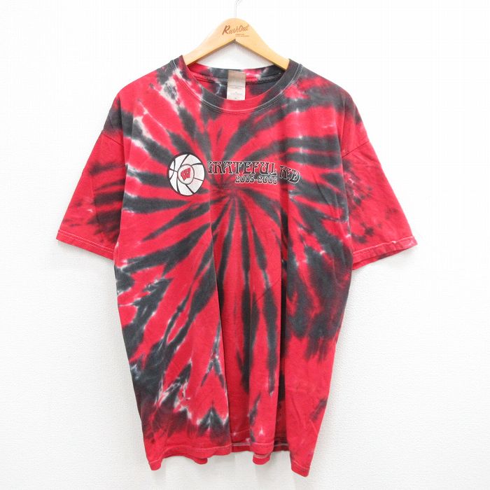 00s 半袖Tシャツ タイダイ レッド XL | 古着