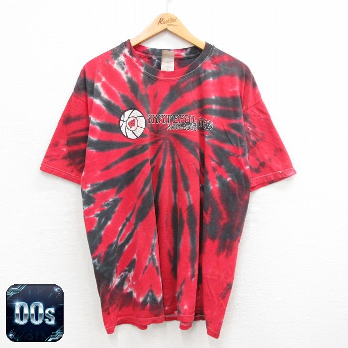 00s 半袖Tシャツ タイダイ レッド XL | 古着