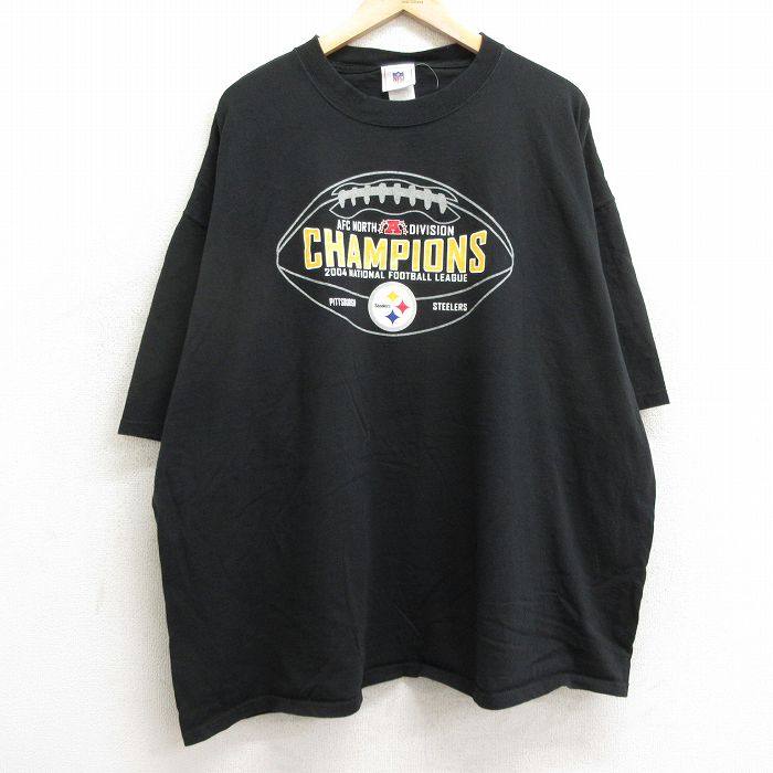00s 半袖Tシャツ ピッツバーグスティーラーズ ブラック XL | 古着