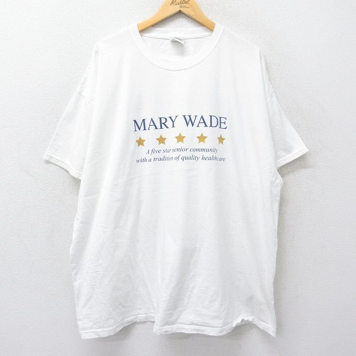 00s 半袖Tシャツ MARY WADE ホワイト XL | 古着