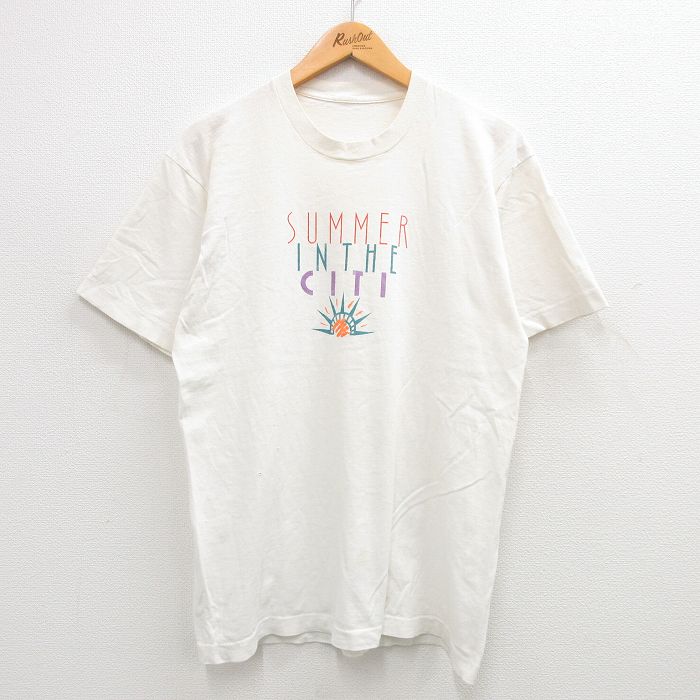 90s 半袖Tシャツ シティバンク ホワイト M | 古着