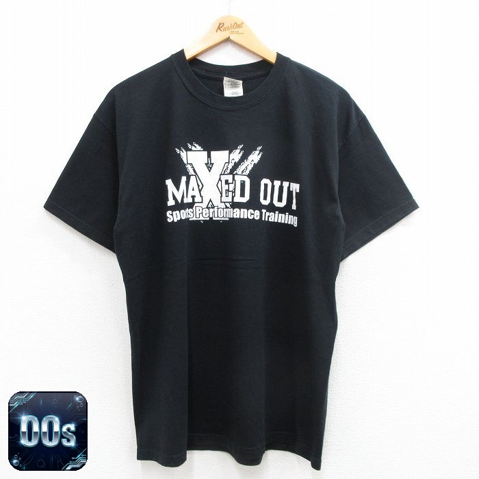 00s 半袖Tシャツ MAXED OUT ブラック L | 古着