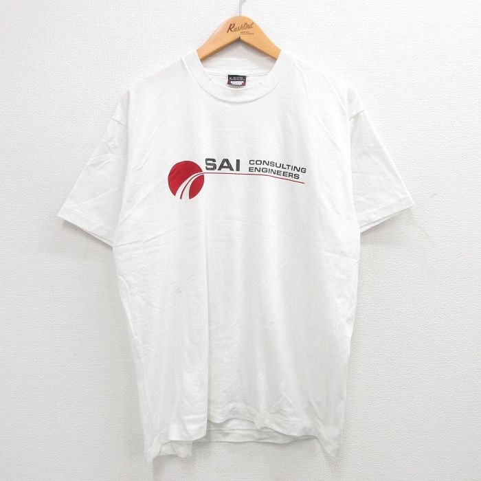 L★古着 スクリーンスターズ 半袖 ビンテージ Tシャツ メンズ 80年代 80s SAI クルーネック USA製 白 ホワイト 【spe】 24jun27 中古
