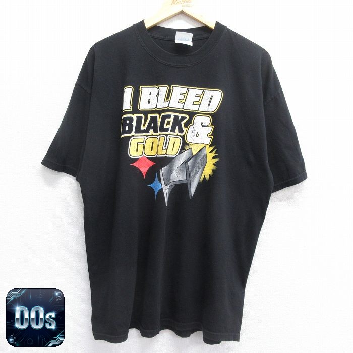 00s 半袖Tシャツ ブラック XL | 古着
