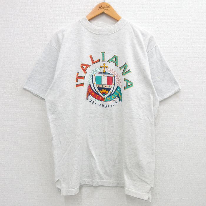 【50%OFF】90s 半袖Tシャツ 霜降り グレー XL | 古着