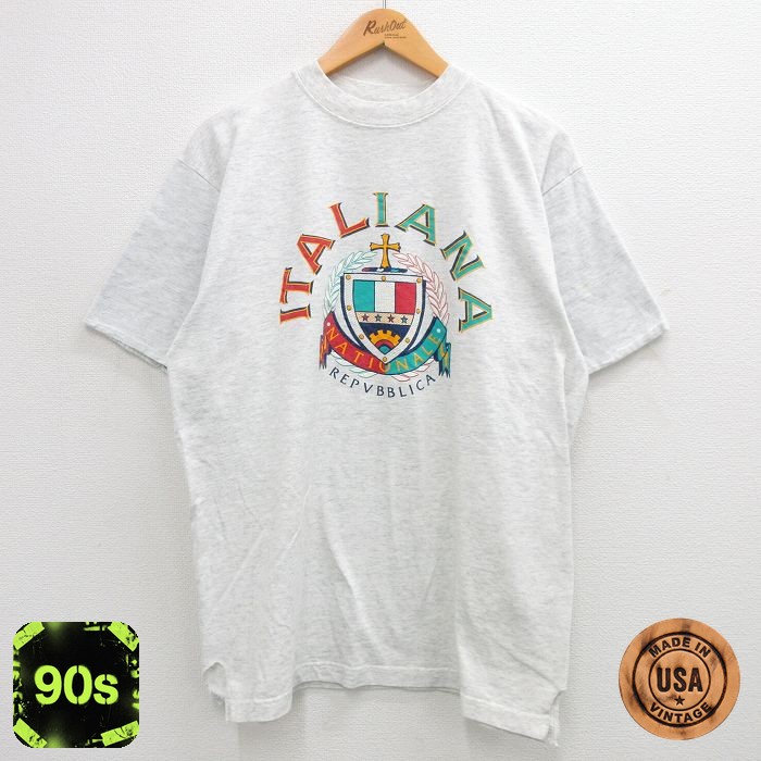 90s 半袖Tシャツ 霜降り グレー XL | 古着
