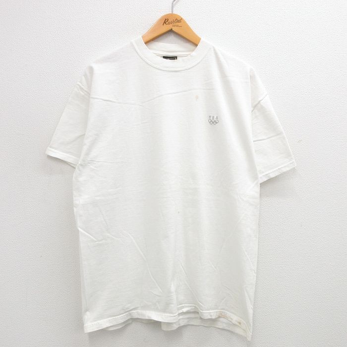 【50%OFF】JCペニー 90s 半袖Tシャツ USAオリンピック ホワイト XL | 古着