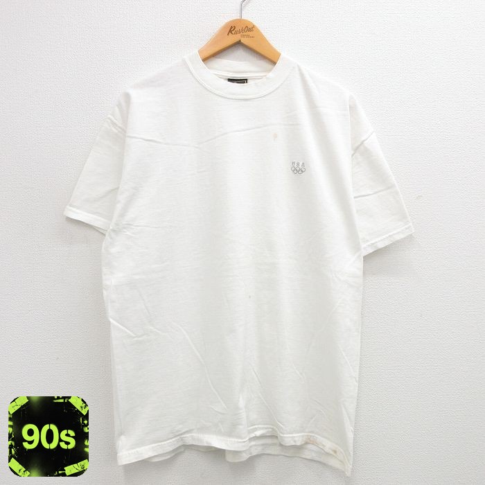 【50%OFF】JCペニー 90s 半袖Tシャツ USAオリンピック ホワイト XL | 古着