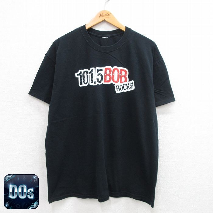 00s 半袖Tシャツ BOB ROCKS ブラック XL | 古着